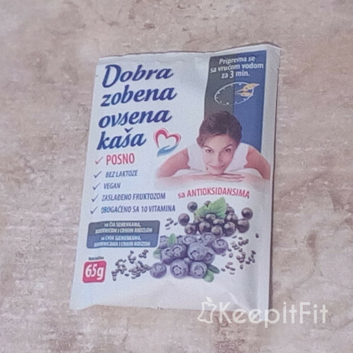 Dobra Zobena Ovsena Kasa Smesa Za Pripremu Ovsene Kase Sa Chia Semenkama Borovnicom I Crnom Ribizlom Mogador S R O Nutritivne Vrednosti Keepitfit